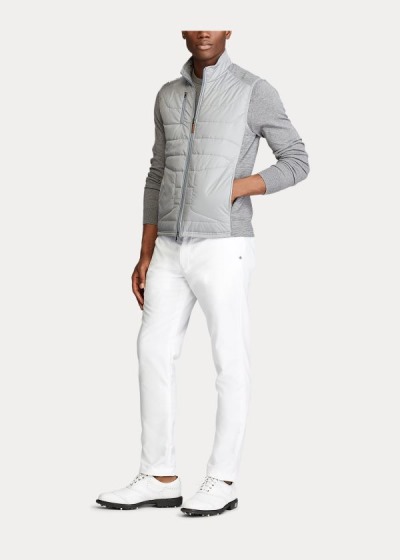 Men's Ralph Lauren Paneled Stretch Terry Vests | 103684GEN